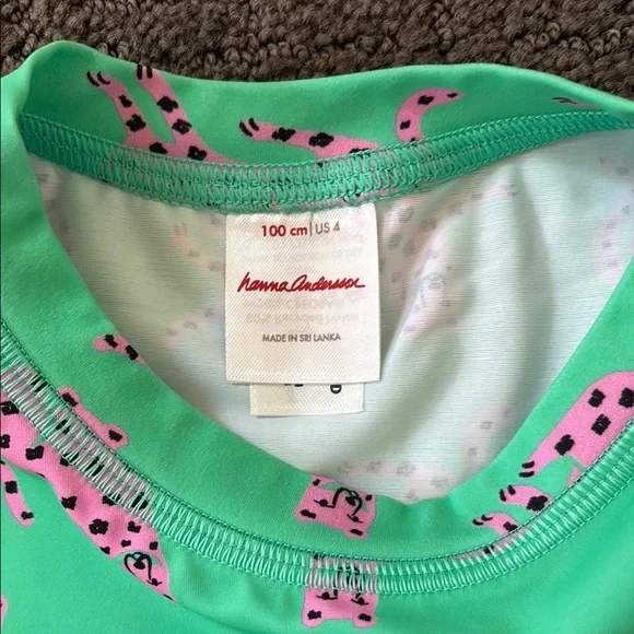Hanna Anderson Rashguard Top & Shorts Set